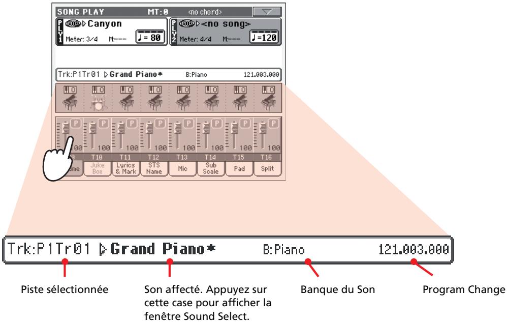 KORG PA2XPRO - Modifier le volume des pistes - 7
