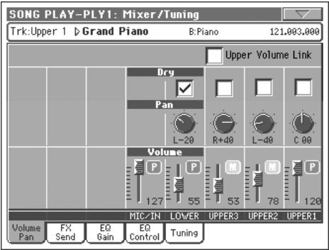 KORG PA2XPRO - Changer de player pendant une opération d'édition - 2