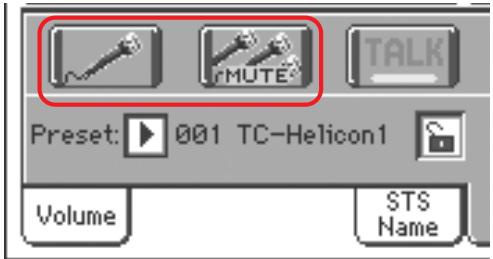 KORG PA2XPRO - Essayez le bouton on dans la section MIC setting pour couper/activer toute la section du microphone. - 1