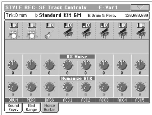 KORG PA2XPRO - Réglage de niveau de l'expression - 1