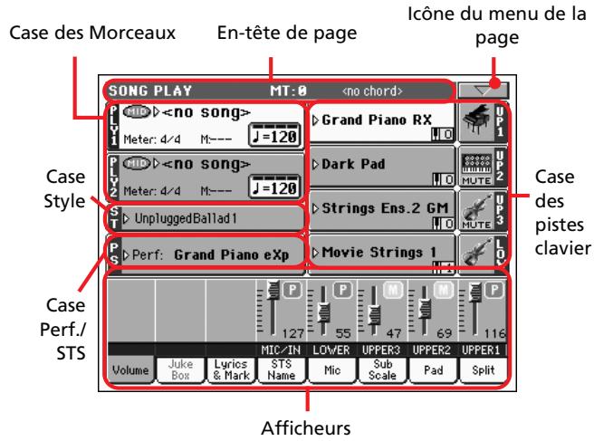 KORG PA2XPRO - Page principale - 1