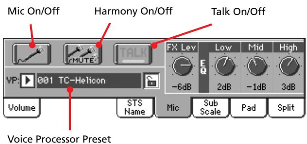 KORG PA2XPRO - Afficheur mic - 1