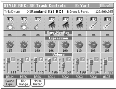 KORG PA2XPRO - Noms des pistes - 4