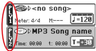KORG PA2XPRO - Changer de player pendant une opération d'édition - 1