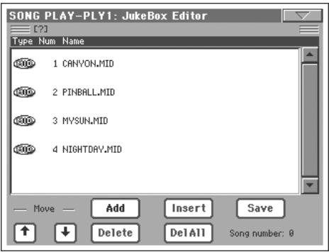 KORG PA2XPRO - Jukebox editor - 1