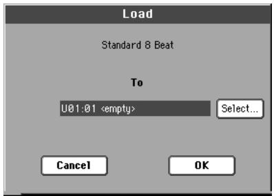 KORG PA2XPRO - Charger un seul paramètre - 4