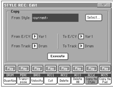 KORG PA2XPRO - Noms des pistes - 1