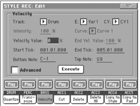 KORG PA2XPRO - Noms des pistes - 1
