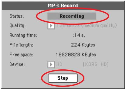 KORG PA2XPRO - Enregistrer - 2