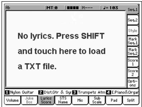 KORG PA2XPRO - Chargement de texte au vol - 1