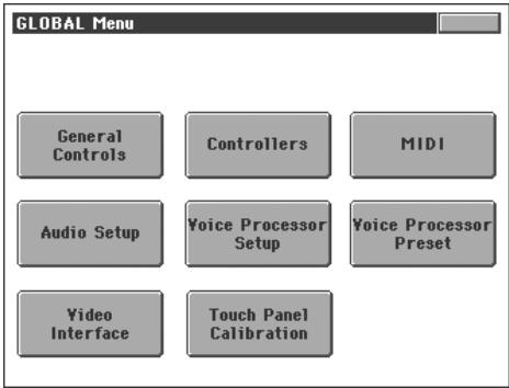 KORG PA2XPRO - Menu d'édition - 1