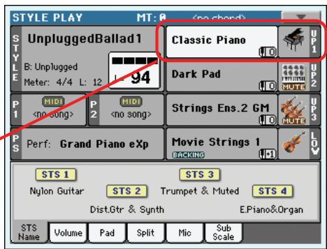 KORG PA3X - Sélectionnez un son dans la fenêtre "sound select" puis appuyez sur le bouton EXIT pour fermer la fenêtre. - 3