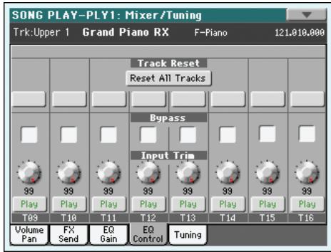 KORG PA3X - Icône play/mute - 3