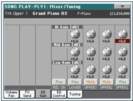 KORG PA3X - Icône de play/mute - 4