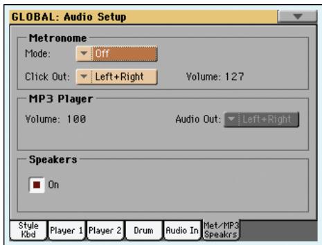 KORG PA3X - Mic on/off - 4