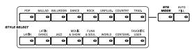 KORG PA3X - Sélectionner et reproduire un style - 2