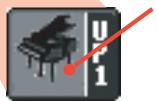 KORG PA3X - Vérifiez que la piste upper 1 est sélectionnée et qu'elle est en mode play. - 2