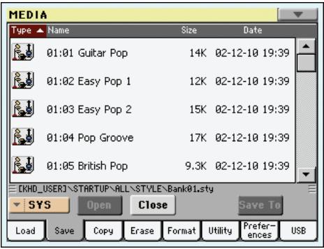 KORG PA3X - Sauvegarder une seule entrée - 3
