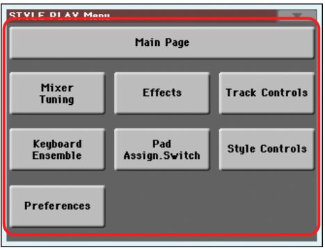 KORG PA3X - Color touchview™: l'interface graphique de l'utilisateur - 2