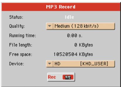 KORG PA3X - Enregistrer des fichiers MP3 - 1