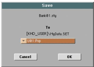 KORG PA3X - Sauvegarder une banque - 4