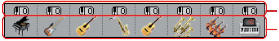 KORG PA3X - Modifier le volume des pistes - 11