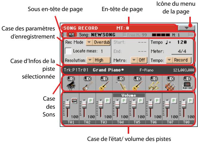 KORG PA3X - Entrer en mode record - 2