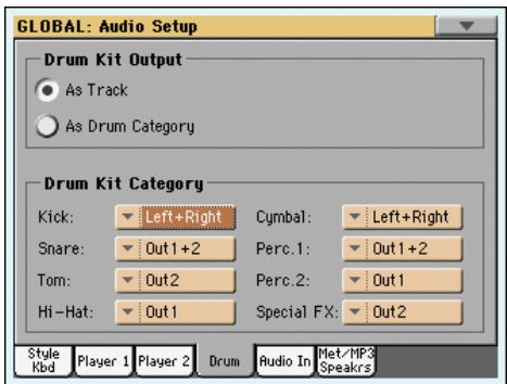 KORG PA3X - Contrôles midi du voice processor - 14