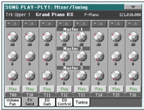 KORG PA3X - Icône de play/mute - 5