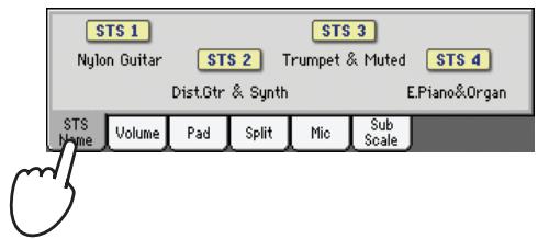 KORG PA3X - Modifier le point de partage - 7