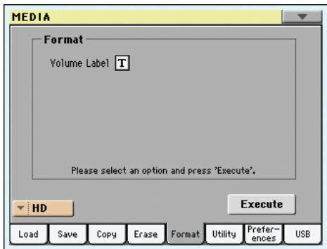 KORG PA3X - Format (formater) - 1