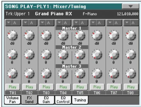 KORG PA3X - Icône de play/mute - 4