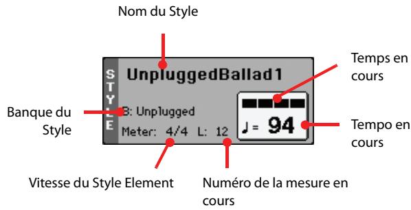 KORG PA3X - Icône du menu de la page - 2