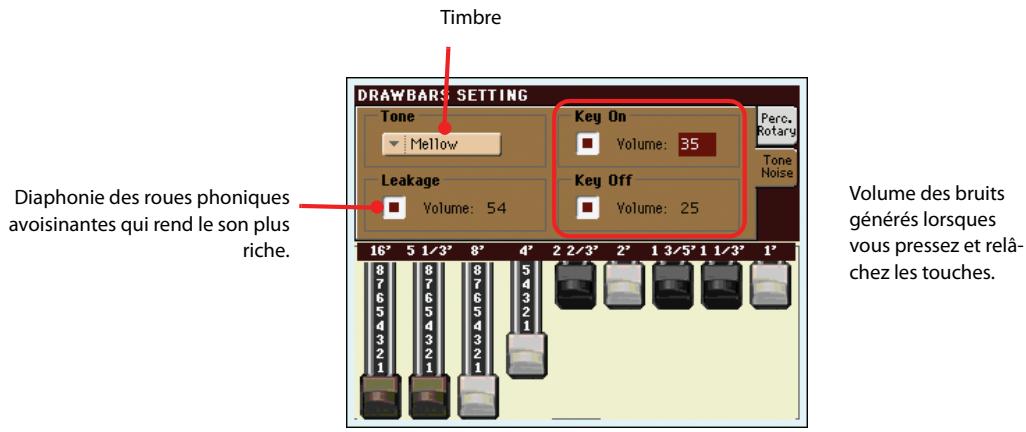 KORG PA3X - Tirette harmoniques numériques - 6