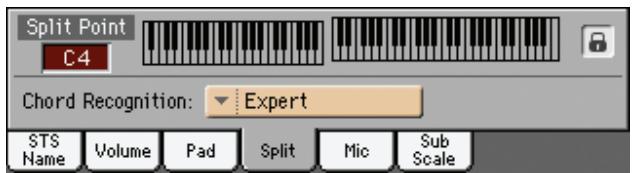 KORG PA3X - Afficheur split - 1