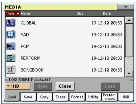 KORG PA3X - Charger un seul fichier - 1