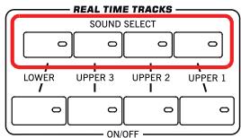 KORG PA3X - Touchez la zone de la piste "upper 1" à l'écran pour ouvrir la fenêtre "sound select". - 2