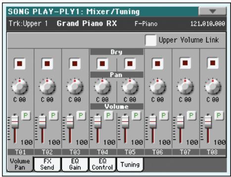 KORG PA3X - Changer de player pendant une opération d'édition - 3