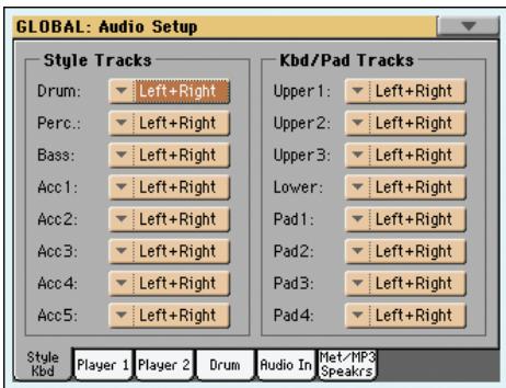 KORG PA3X - Contrôles midi du voice processor - 4