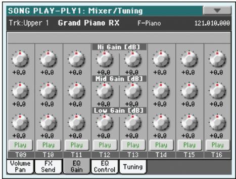KORG PA3X - Icône de play/mute - 5