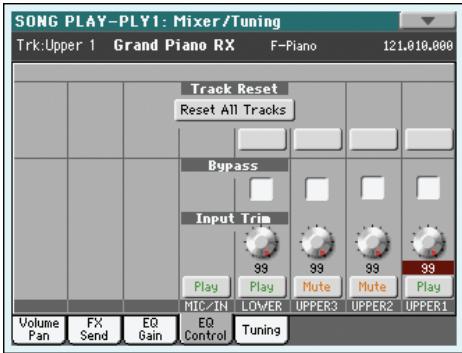 KORG PA3X - Icône play/mute - 1