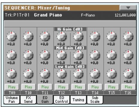 KORG PA3X - Paramètres - 2