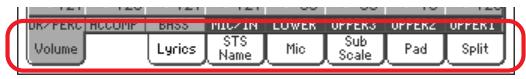 KORG PA800 - Color touchview™ : l'interface graphique de l'utilisateur - 1