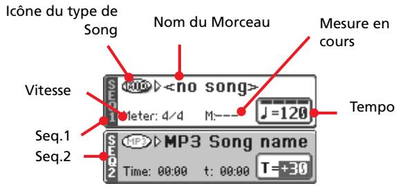 KORG PA800 - Icône du menu de la page - 2