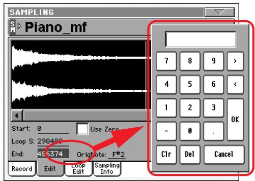 KORG PA800 - Secteurs numériques - 1