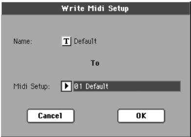KORG PA800 - Menu de la page - 3