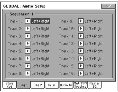 KORG PA800 - Contrôles midi du voice processor - 17