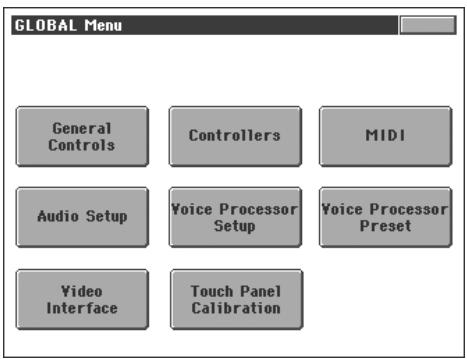 KORG PA800 - Menu d'édition - 1