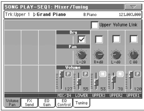 KORG PA800 - Changer de séquenceur pendant une opération d'édition - 2