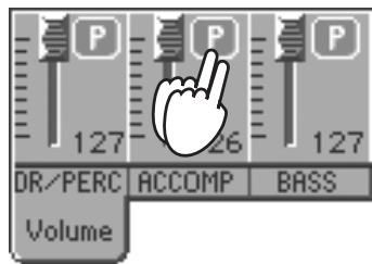KORG PA800 - Activer/couper les pistes de style - 1
